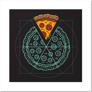The Vitruvian pizza Posters and Art